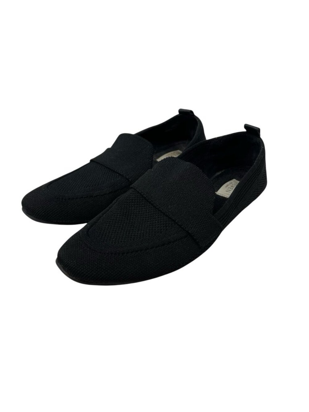 Steven New York Shoes Women's 8.5 M Tisdale Loafers Flats Black Fabric Slip On